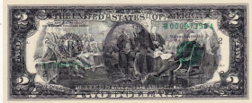United States of America, 2 Dollars, UNC, ERROR
UNC
Print Error
Estimate: USD 50 - 100