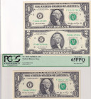 United States of America, 1-1-2 Dollars, 2006/2009, UNC, p523; p530A, (Total 3 banknotes)
UNC
Stairs of Repeater Team
Estimate: USD 100 - 200