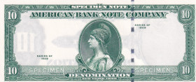 United States of America, 10 Dollars, 1929, UNC, SPECIMEN
UNC
New York, American Bank Note Company
Estimate: USD 100 - 200