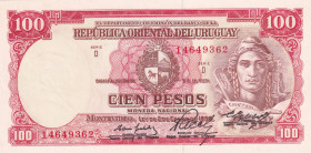 Uruguay, 100 Pesos, 1967, UNC, p43a
UNC
Estimate: USD 75 - 150