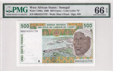 West African States, 500 Francs, 2000, UNC, p710Kk
UNC
PMG 66 EPQ"K'' Senegal
Estimate: USD 40 - 80
