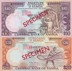 Western Samoa, 10-20 Tala, 1985, UNC, p27s; p28s, SPECIMEN
UNC
(Total 2 banknotes)
Estimate: USD 25 - 50