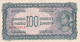 Yugoslavia, 100 Dinara, 1944, UNC, p53
UNC
Estimate: USD 100 - 200