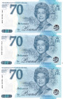 Fantasy Banknotes, 70 Pounds, 2022, UNC, (Total 3 banknotes)
UNC
The Queen's Platinum Jubilee(1952-2022)
Estimate: USD 25 - 50