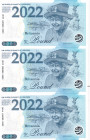 Fantasy Banknotes, 2022, UNC, (Total 3 banknotes)
UNC
Queen Elizabeth II (1926-2022)
Estimate: USD 25 - 50
