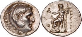 Macedonian Kingdom. Alexander III 'the Great'. Silver Tetradrachm (16.96 g), 336-323 BC. EF