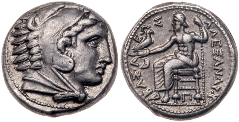 Macedonian Kingdom. Alexander III 'the Great'. Silver Tetradrachm (17.17 g), 336...