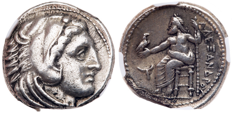 Macedonian Kingdom. Alexander III 'the Great'. Silver Tetradrachm, 336-323 BC. A...