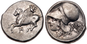 Akarnania, Anaktorion. Stater (8.51 g), ca. 350-300 BC. AEF