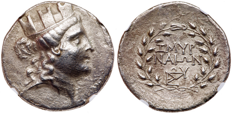 Ionia, Smyrna. Silver Tetradrachm (15.14 g), ca. 155-145 BC. Posidonios, magistr...
