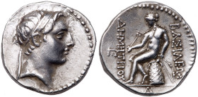 Seleukid Kingdom. Demetrios I Soter. Silver Tetradrachm (16.76 g), 162-150 BC. EF