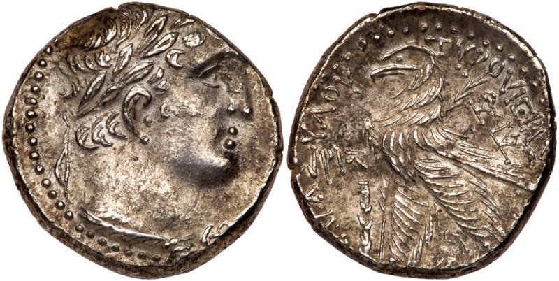 Phoenicia, Tyre. Silver Shekel (14.26 g), ca. 126/5 BC-AD 65/6. CY 117 (11/0 BC)...