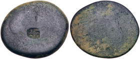Judaea. Legionary countermarked issue. Æ As (14.28 g), late 1st-2nd century AD.. VF
