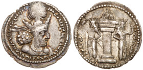 Sasanian Kingdom. Shapur I. Silver Hemidrachm (2.05 g), AD 240-272. EF