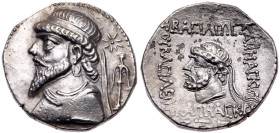 Elymaian Kingdom. Kamnaskires V. Silver Tetradrachm (15.68 g), ca. 54/3-33/2 BC. EF