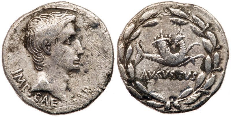 Augustus. Silver Cistophorus (10.90 g), 27 BC-AD 14. Ephesus, ca. 27/6 BC. IMP C...