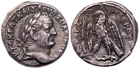 Vespasian. AD 69-79. Syria. Selucis and Pieria. Antioch. AR Tetradrachm (24mm, 13.06g)