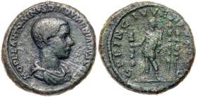 Diadumenian. Æ As (11.01 g), as Caesar, AD 217-218. VF