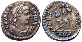 Valens. Silver Siliqua (2.16 g), AD 364-378. EF