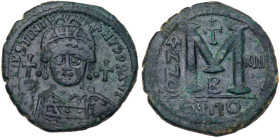Justinian I. Æ Follis (23.19 g), 527-565. EF