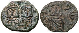 Constantine V Copronymus. Æ Follis (2.43 g), 741-775. VF