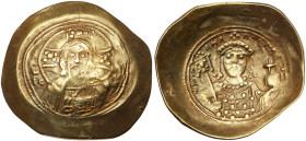 Michael VII Ducas. Electrum Histamenon Nomisma (4.38 g), 1071-1078. EF