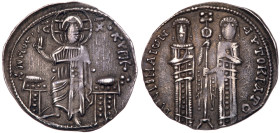 Andronicus II and Michael IX. Silver Basilikon (2.11 g), 1295-1320. EF
