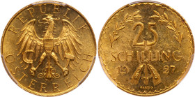 Austria. 25 Schilling, 1927. PCGS MS64