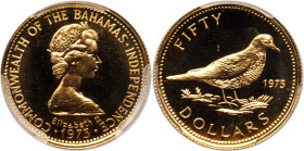 Bahamas. 50 Dollars, 1975. PCGS MS68