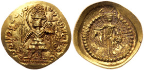 Kushano-Sasanian. Time of Ardashir - Peroz I. Gold Dinar (8.08 g), 255-310. MS