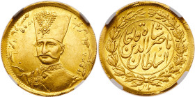 Iran. Toman, AH1299 (1882). NGC MS62