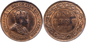 Canada. Cent, 1907-H. PCGS MS62