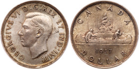 Canada. Dollar, 1937. PCGS MS63