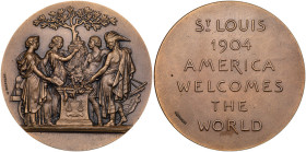 France. St. Louis Worlds Fair Bronze Medal, 1904. UNC