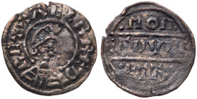 Great Britain. ANGLO-SAXON, Danish East Anglia ("Danelaw"). Coin weight. Late 9th century. Circular lead weight with ins