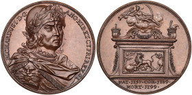 Great Britain. King Richard I Bronze Medal, (1731). PCGS SP64