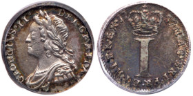 Great Britain. Silver Penny, 1737. PCGS UNC