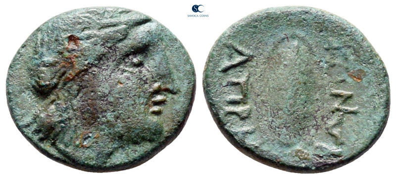 Thrace. Apros circa 260-250 BC. 
Bronze Æ

17 mm, 2,73 g

Laureate head of ...
