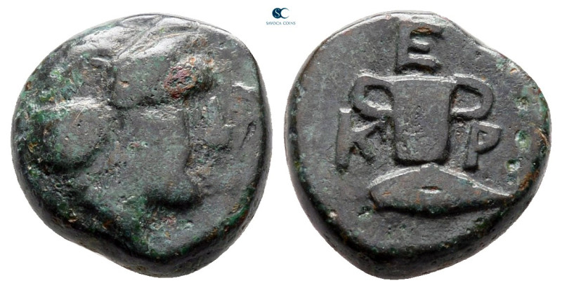 Kings of Thrace. Odrysian. Kersebleptes 359-340 BC. 
Bronze Æ

12 mm, 2,76 g...