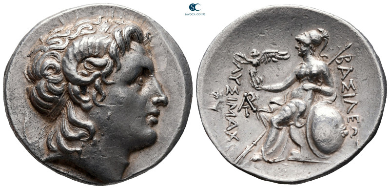 Kings of Thrace. Abydos. Macedonian. Lysimachos 305-281 BC. 
Tetradrachm AR

...