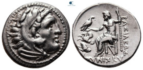 Kings of Thrace. Lampsakos. Macedonian. Lysimachos 305-281 BC. In the types of Alexander III of Macedon. Struck circa 299/8-297/6 BC. Drachm AR