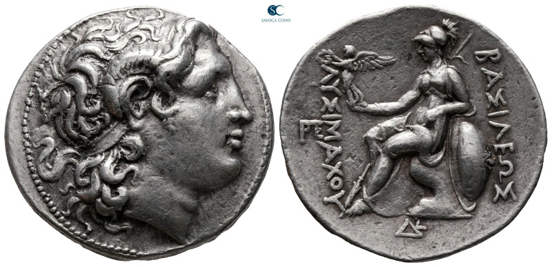 Kings of Thrace. Sardeis. Macedonian. Lysimachos 305-281 BC. 
Tetradrachm AR
...