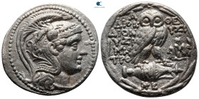 Attica. Athens circa 165-142 BC. Dionysios, Dionysios and Metro-, magistrates. Tetradrachm AR. New Style Coinage