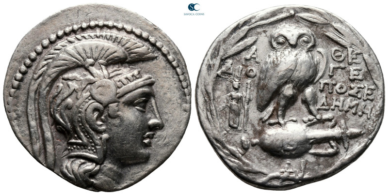 Attica. Athens circa 165-142 BC. Dioge-, Posei-, and Deme-, magistrates
Tetradr...