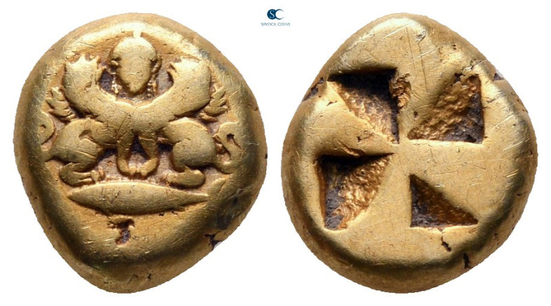 Mysia. Kyzikos circa 550-450 BC. 
Sixth Stater or Hekte EL

10 mm, 2,60 g

...