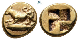 Mysia. Kyzikos circa 500-450 BC. Sixth Stater or Hekte EL