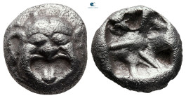 Mysia. Parion circa 500-475 BC. Drachm AR