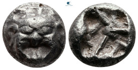 Mysia. Parion circa 500-475 BC. Drachm AR