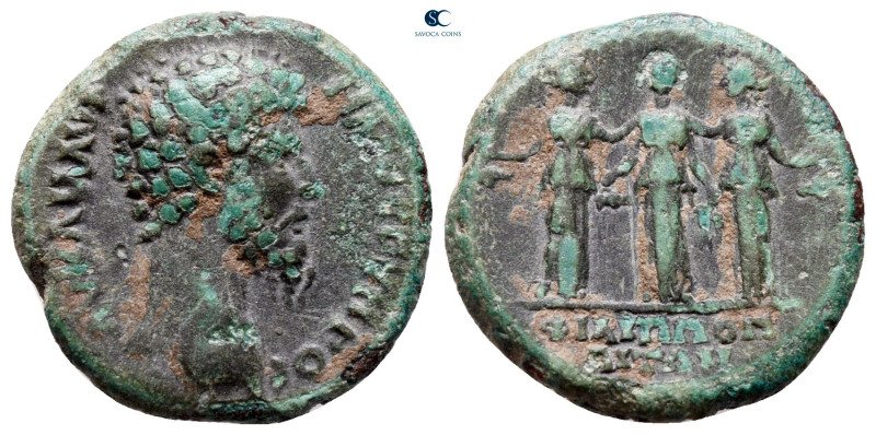 Thrace. Philippopolis. Lucius Verus AD 161-169. 
Bronze Æ

18 mm, 3,43 g

[...