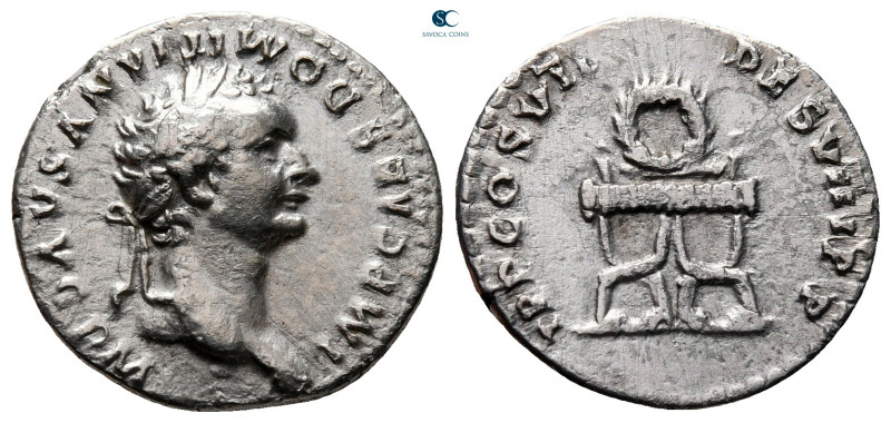 Domitian AD 81-96. Rome
Denarius AR

18 mm, 3,50 g

IMP CAES DOMITIANVS AVG...